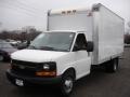 2012 Summit White Chevrolet Express Cutaway 3500 Commercial Moving Truck  photo #1