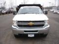 Summit White - Silverado 3500HD WT Regular Cab 4x4 Dump Truck Photo No. 2