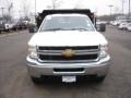 2012 Summit White Chevrolet Silverado 3500HD WT Regular Cab 4x4 Dump Truck  photo #2