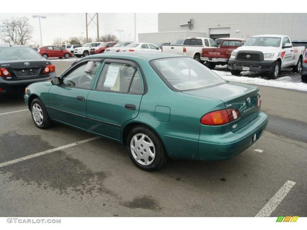 1998 Corolla VE - Green Pearl Metallic / Beige photo #3