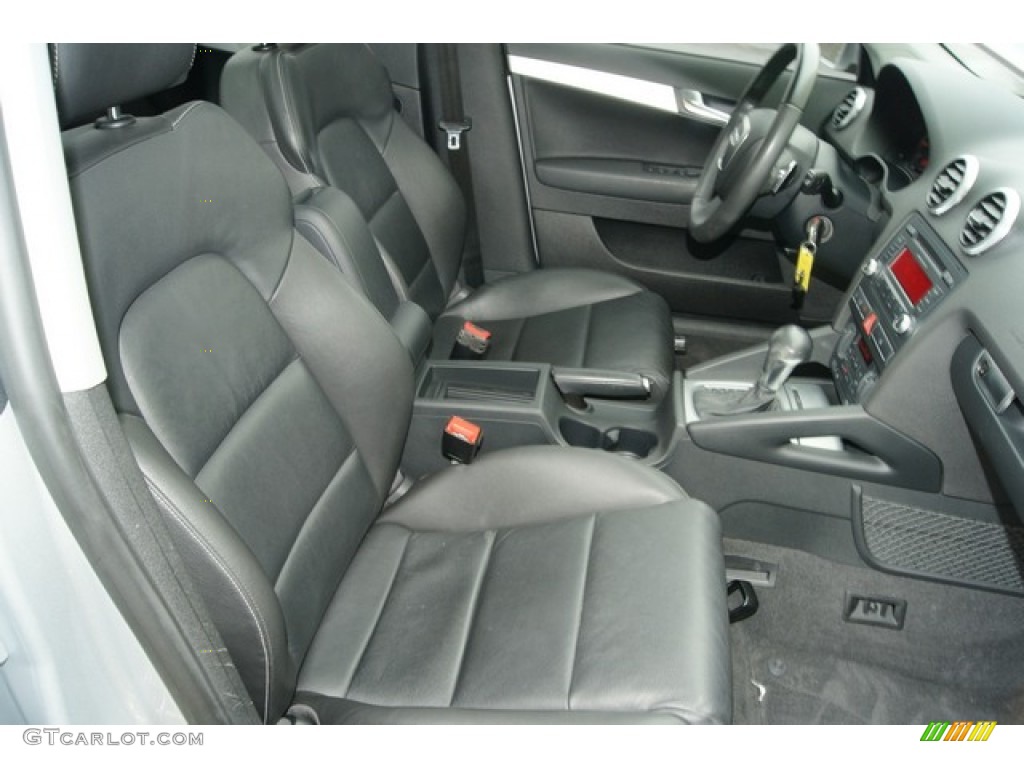 2008 A3 3.2 quattro - Ice Silver Metallic / Black photo #12