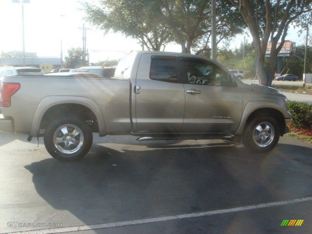 2009 Tundra Double Cab - Desert Sand Mica / Graphite Gray photo #4