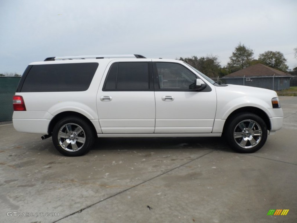 White Platinum Tri-Coat Metallic 2010 Ford Expedition EL Limited Exterior Photo #61100672