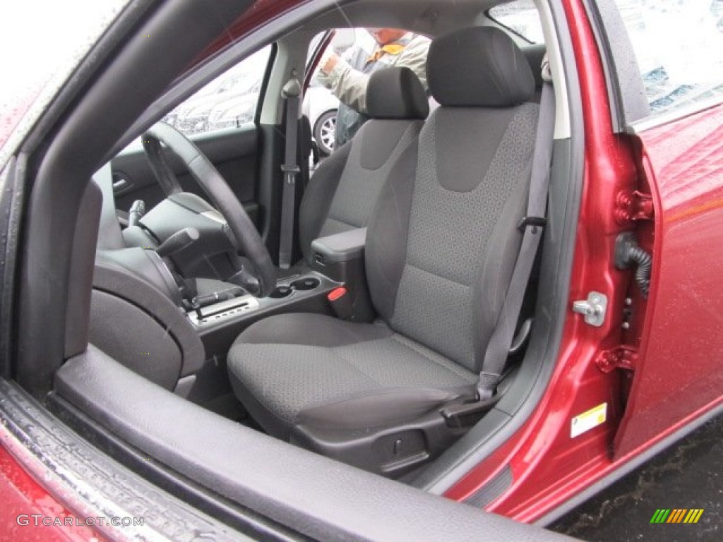 Ebony Interior 2009 Pontiac G6 Sedan Photo #61101017