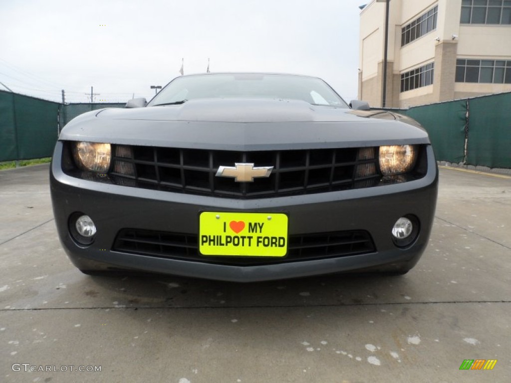 2010 Camaro LT Coupe - Cyber Gray Metallic / Black photo #9