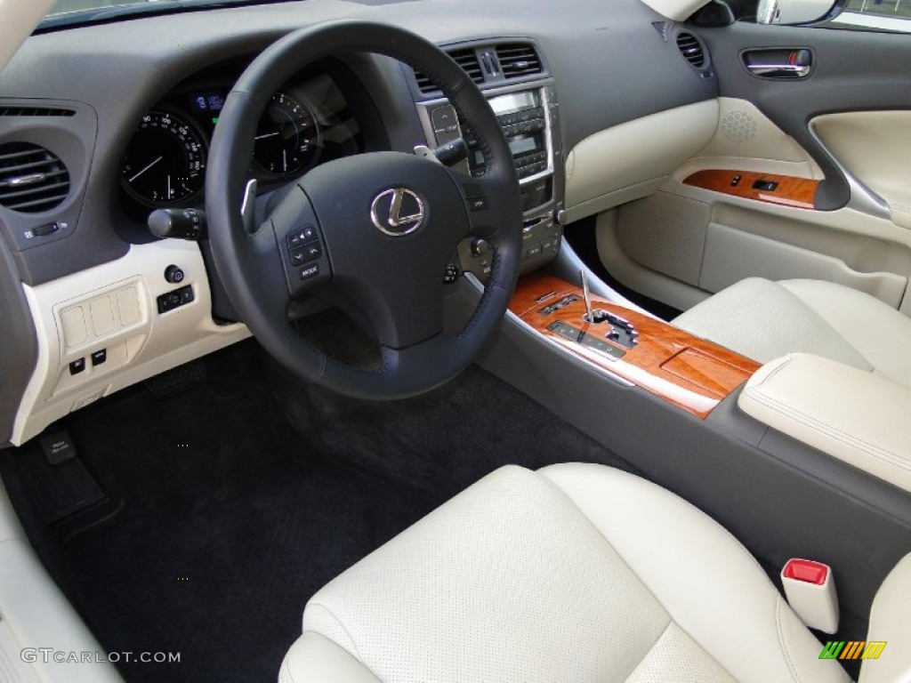 Ecru Interior 2009 Lexus IS 250 Photo #61102067