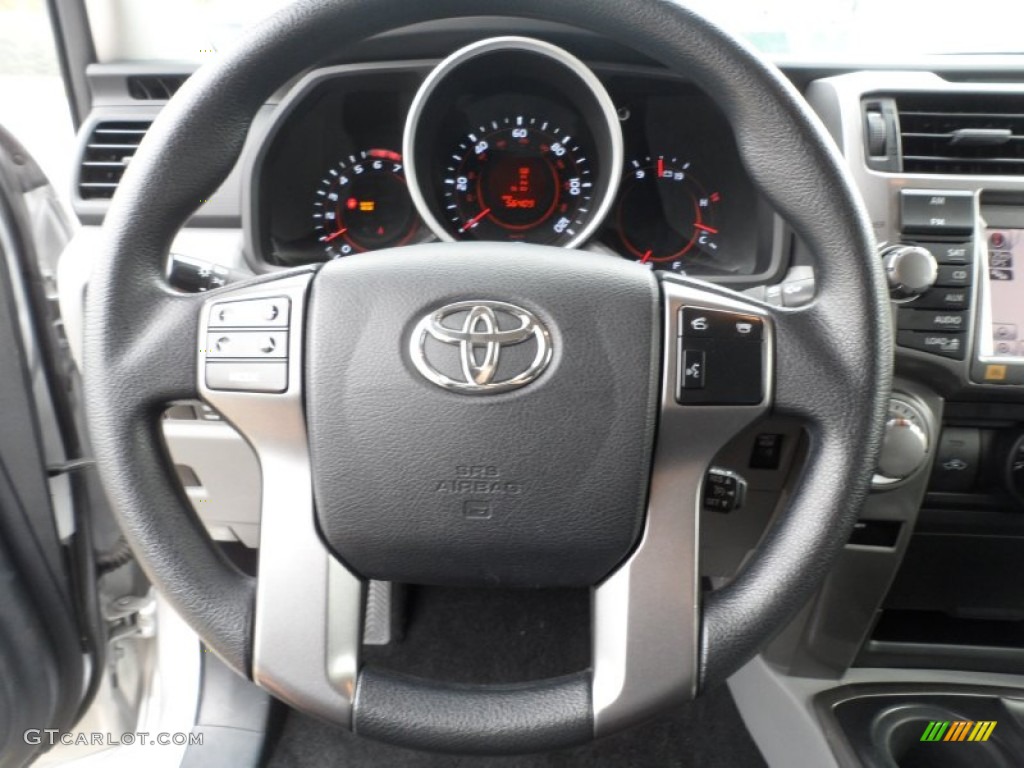 2010 Toyota 4Runner Trail 4x4 Graphite Steering Wheel Photo #61102154