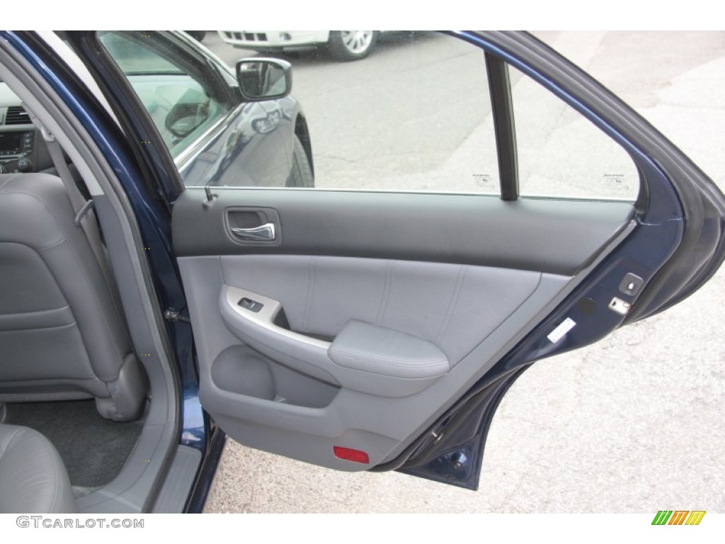 2003 Accord EX V6 Sedan - Eternal Blue Pearl / Gray photo #16