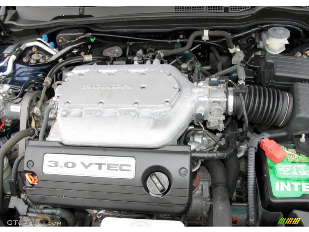 2003 Accord EX V6 Sedan - Eternal Blue Pearl / Gray photo #25
