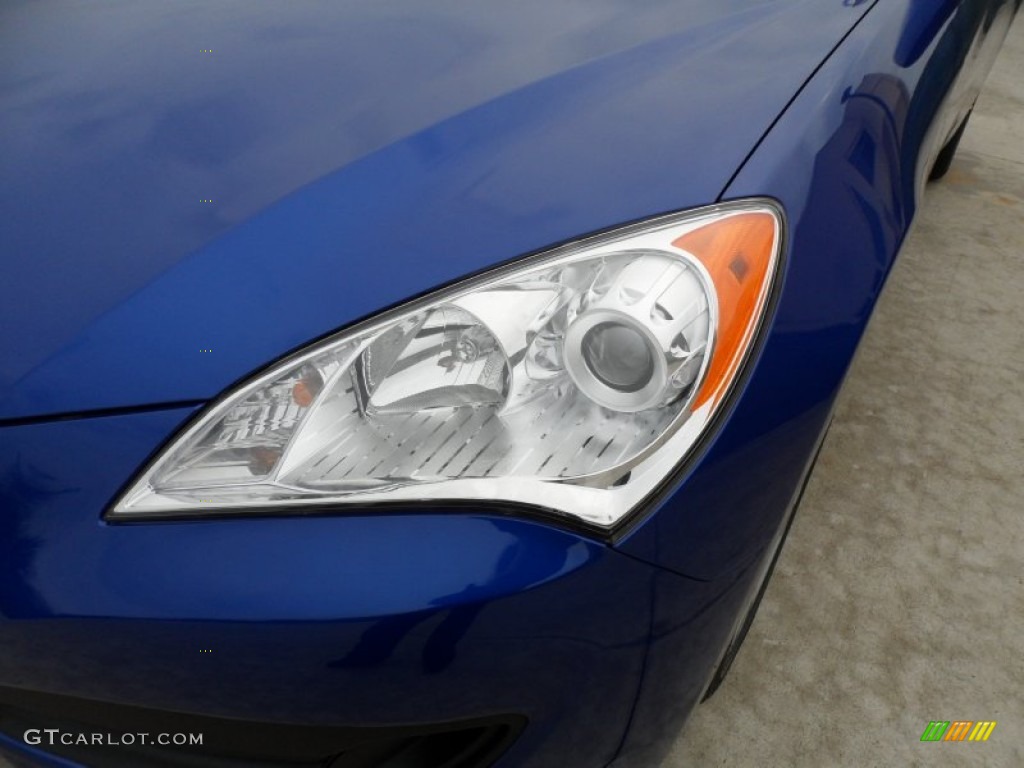 2012 Genesis Coupe 2.0T - Shoreline Drive Blue / Black Cloth photo #9