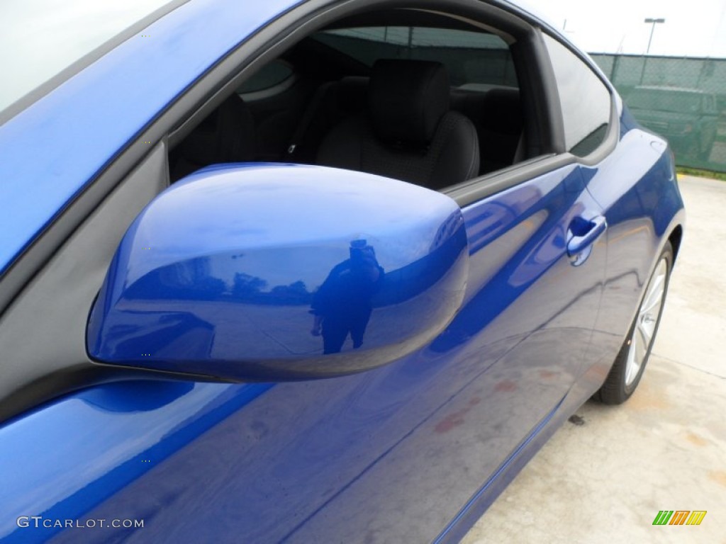 2012 Genesis Coupe 2.0T - Shoreline Drive Blue / Black Cloth photo #12