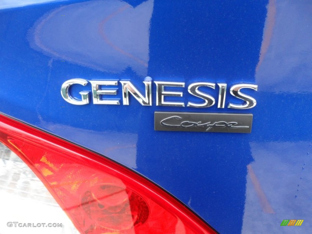 2012 Genesis Coupe 2.0T - Shoreline Drive Blue / Black Cloth photo #15