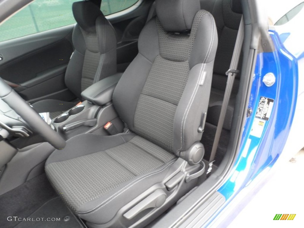 2012 Genesis Coupe 2.0T - Shoreline Drive Blue / Black Cloth photo #22