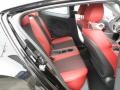 Black/Red 2012 Hyundai Veloster Standard Veloster Model Interior Color