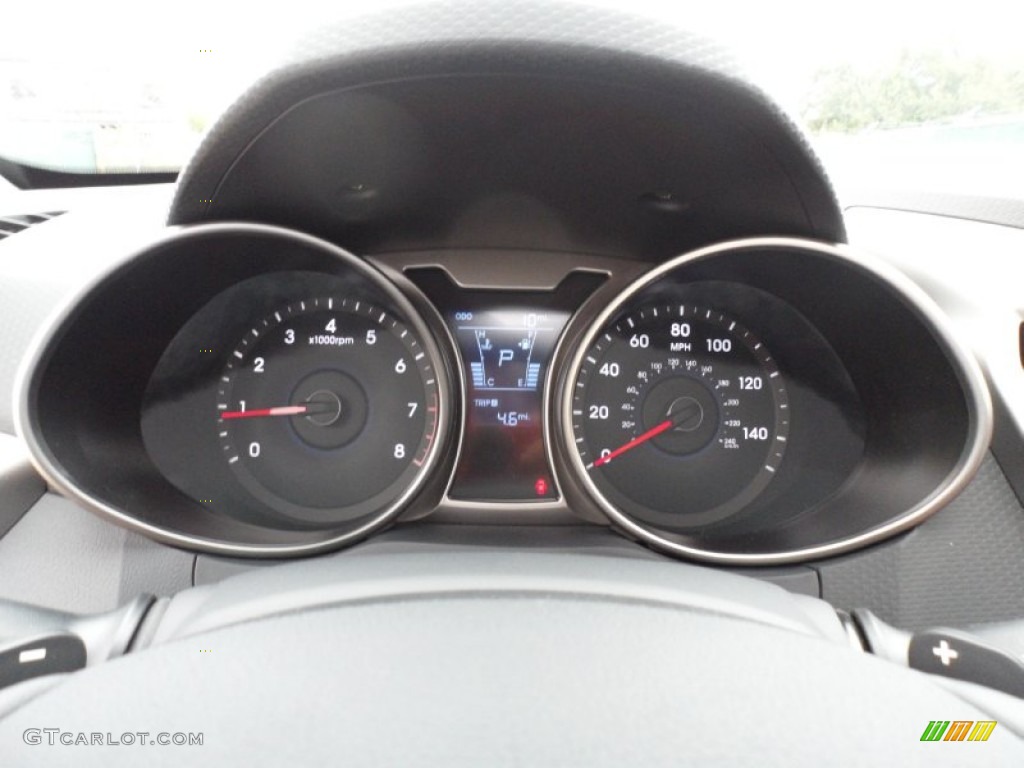 2012 Hyundai Veloster Standard Veloster Model Gauges Photo #61103123