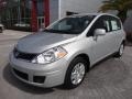 2012 Brilliant Silver Metallic Nissan Versa 1.8 S Hatchback  photo #1