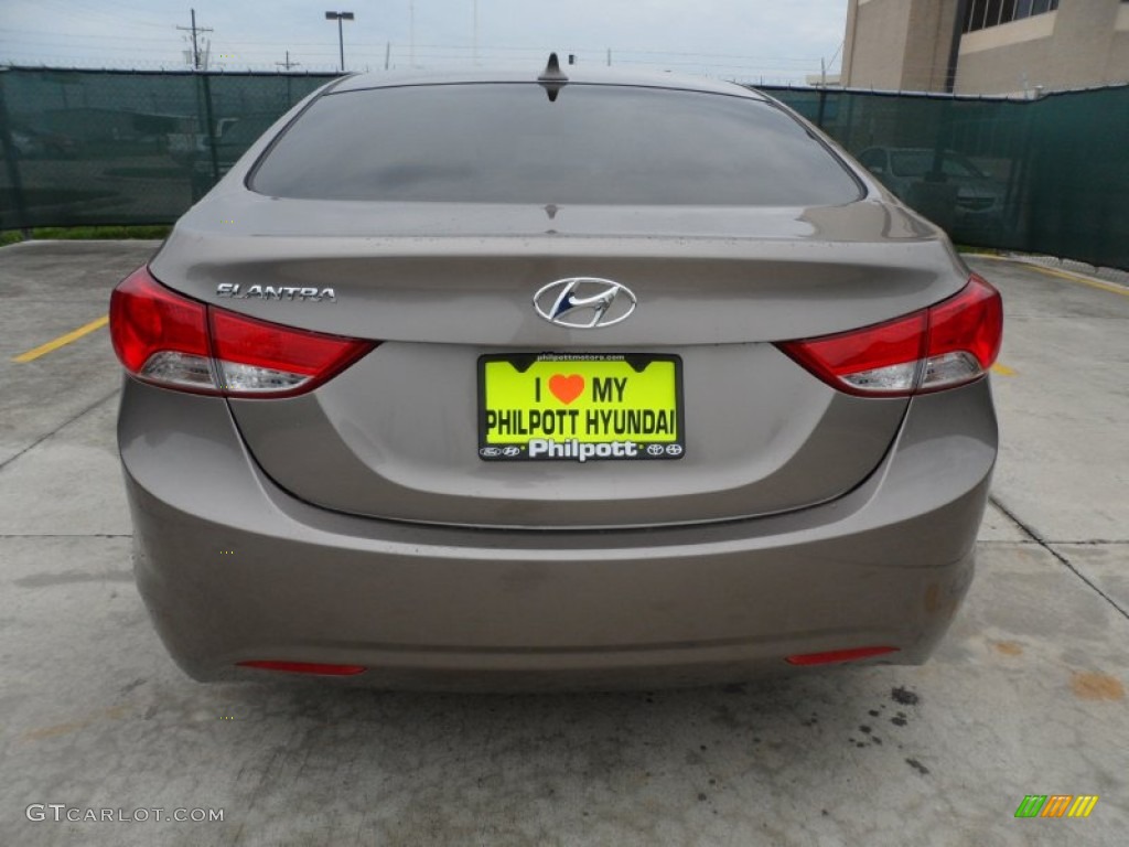 2012 Elantra GLS - Desert Bronze / Beige photo #4