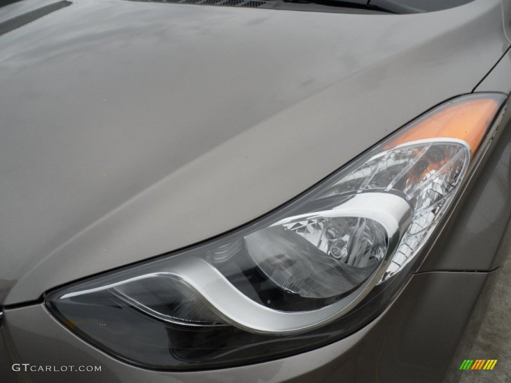 2012 Elantra GLS - Desert Bronze / Beige photo #9