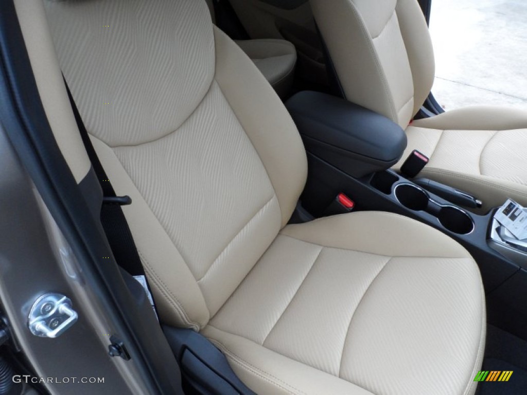 2012 Elantra GLS - Desert Bronze / Beige photo #19