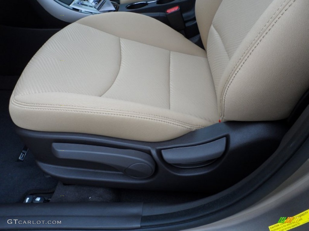 2012 Elantra GLS - Desert Bronze / Beige photo #26