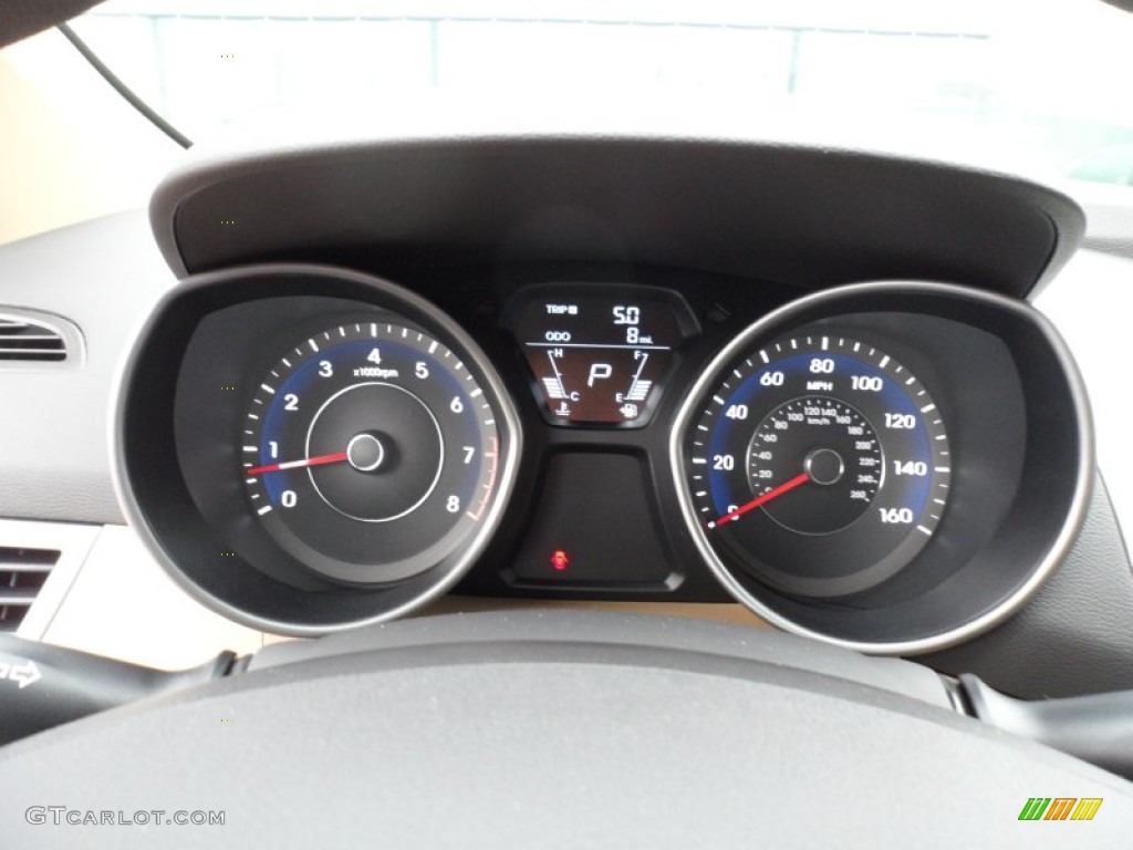 2012 Hyundai Elantra GLS Gauges Photo #61104090