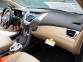 Beige 2012 Hyundai Elantra GLS Dashboard