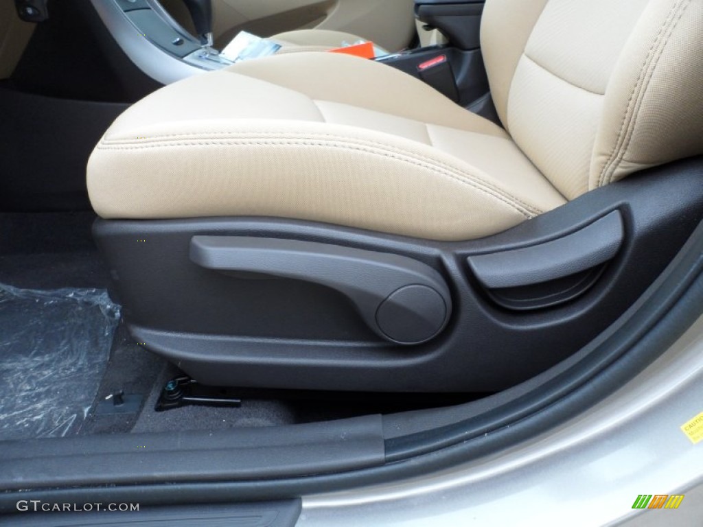 2012 Elantra GLS - Desert Bronze / Beige photo #24