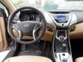 Beige 2012 Hyundai Elantra GLS Dashboard