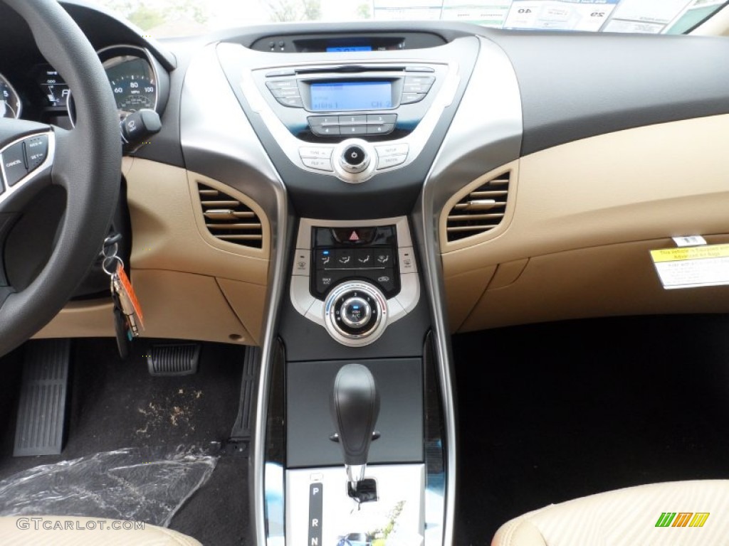 2012 Elantra GLS - Desert Bronze / Beige photo #26