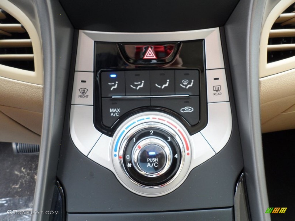 2012 Elantra GLS - Desert Bronze / Beige photo #28