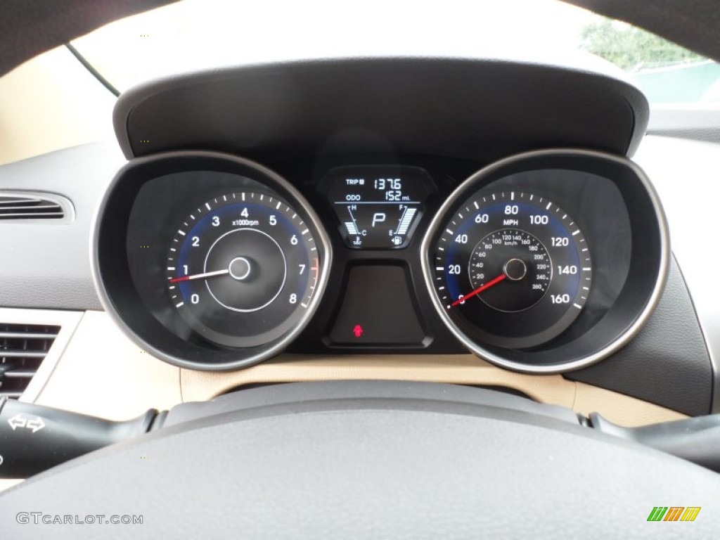 2012 Hyundai Elantra GLS Gauges Photo #61104397