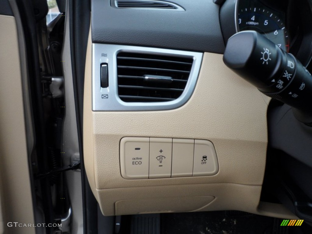 2012 Elantra GLS - Desert Bronze / Beige photo #32