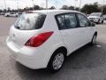 2012 Fresh Powder White Nissan Versa 1.8 S Hatchback  photo #9