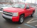 Victory Red 2007 Chevrolet Silverado 1500 LS Regular Cab 4x4 Exterior