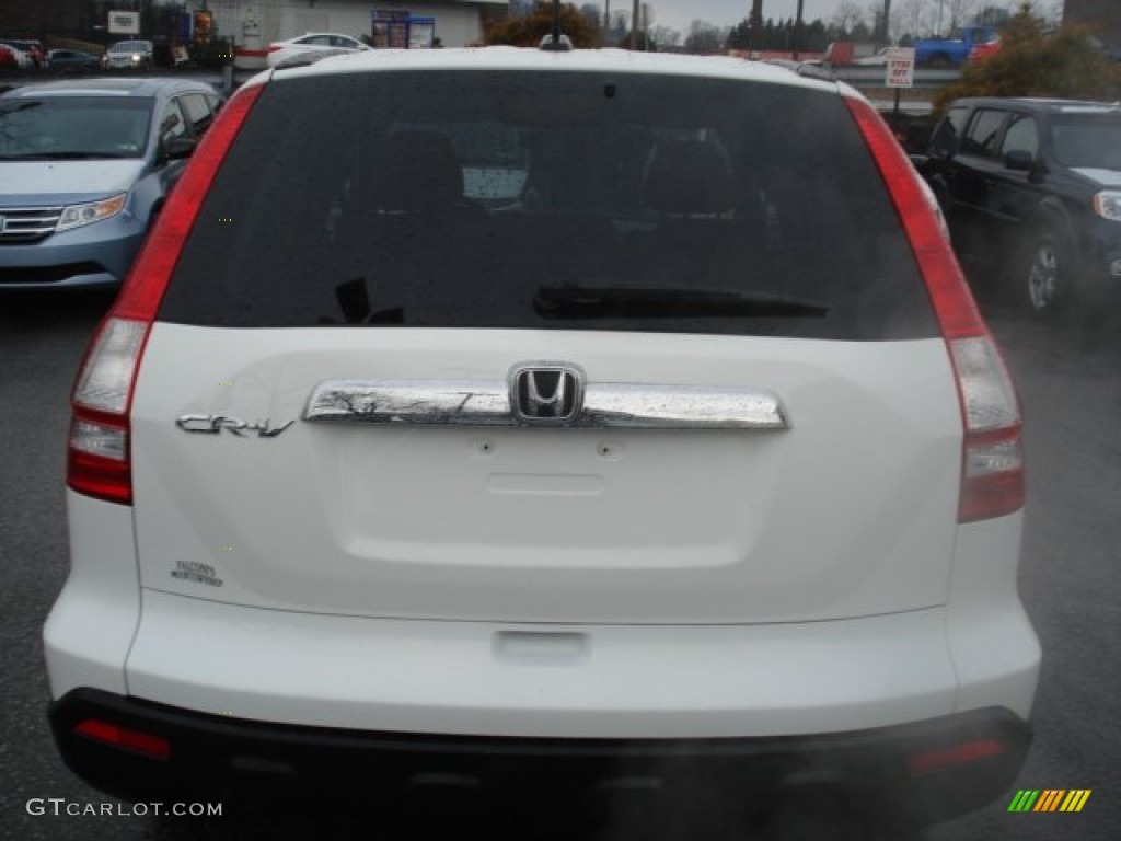 2008 CR-V EX-L 4WD - Taffeta White / Black photo #6