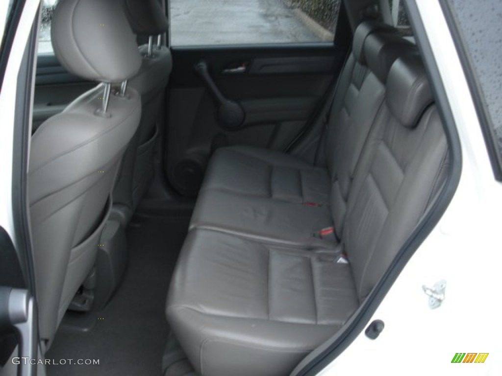 2008 CR-V EX-L 4WD - Taffeta White / Black photo #16