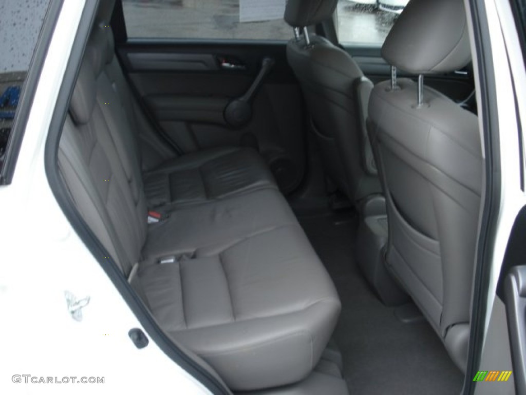 2008 CR-V EX-L 4WD - Taffeta White / Black photo #18