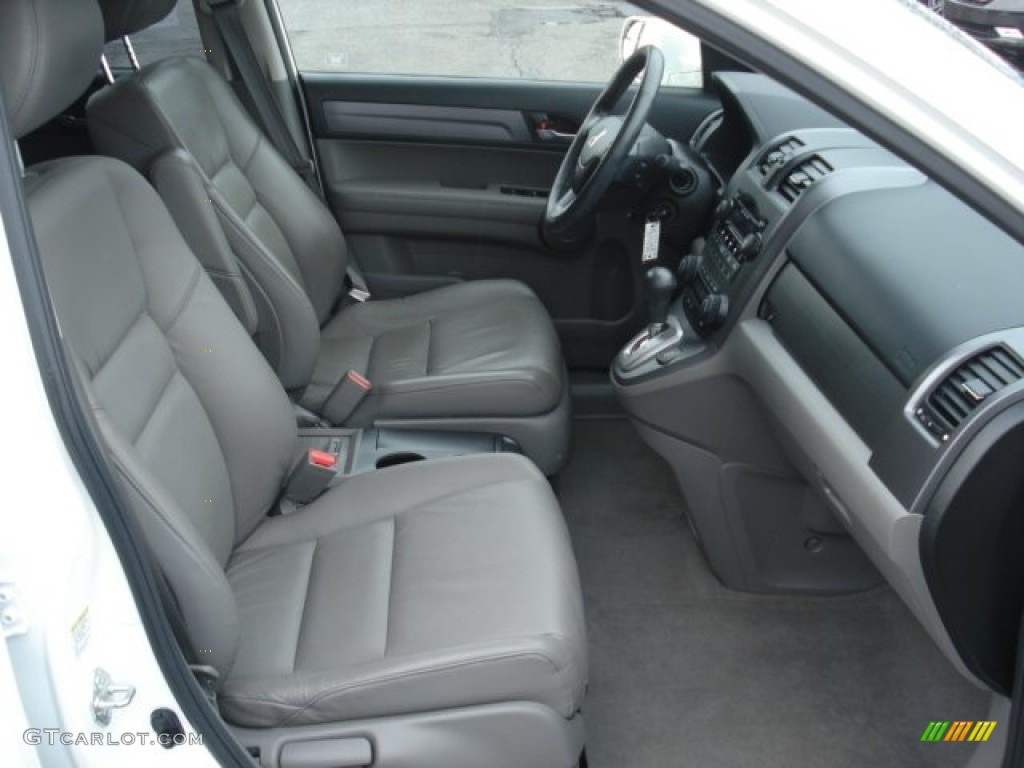 2008 CR-V EX-L 4WD - Taffeta White / Black photo #19
