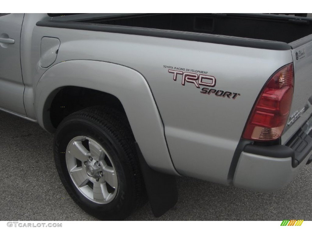 2008 Tacoma V6 PreRunner TRD Sport Double Cab - Silver Streak Mica / Graphite Gray photo #48