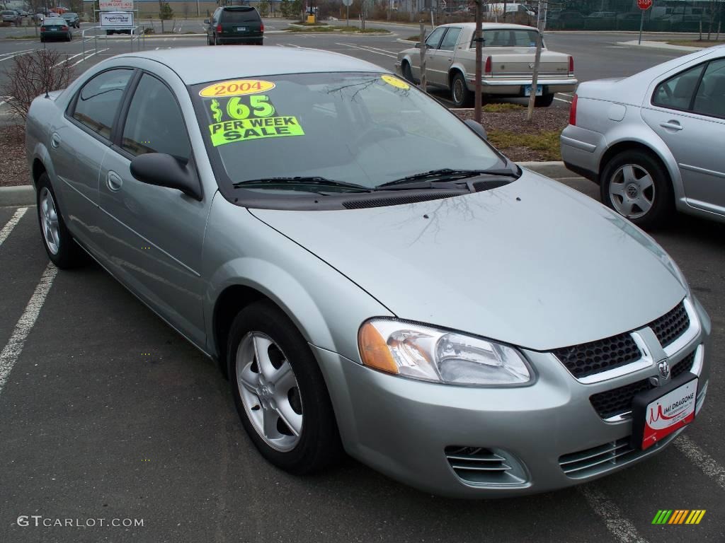 2004 Stratus SXT Sedan - Satin Jade Pearlcoat / Dark Slate Gray photo #3