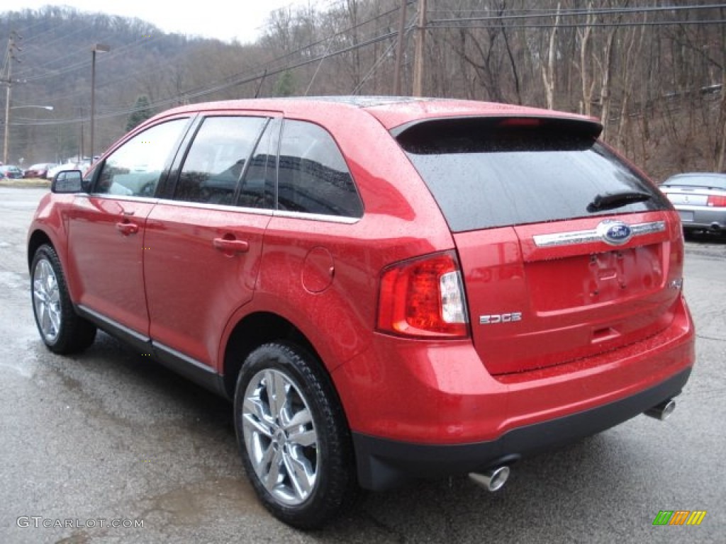 2012 Edge Limited AWD - Red Candy Metallic / Medium Light Stone photo #6