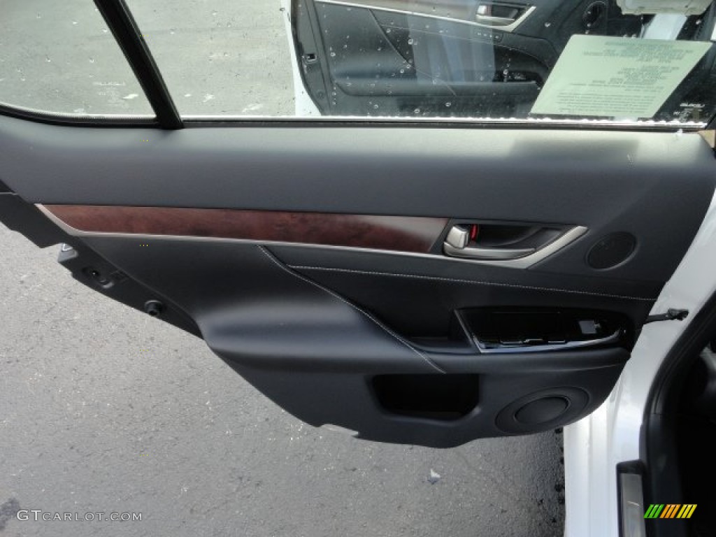 2013 Lexus GS 350 AWD Black Door Panel Photo #61108084