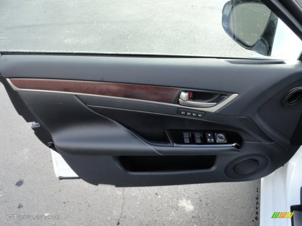 2013 Lexus GS 350 AWD Black Door Panel Photo #61108090
