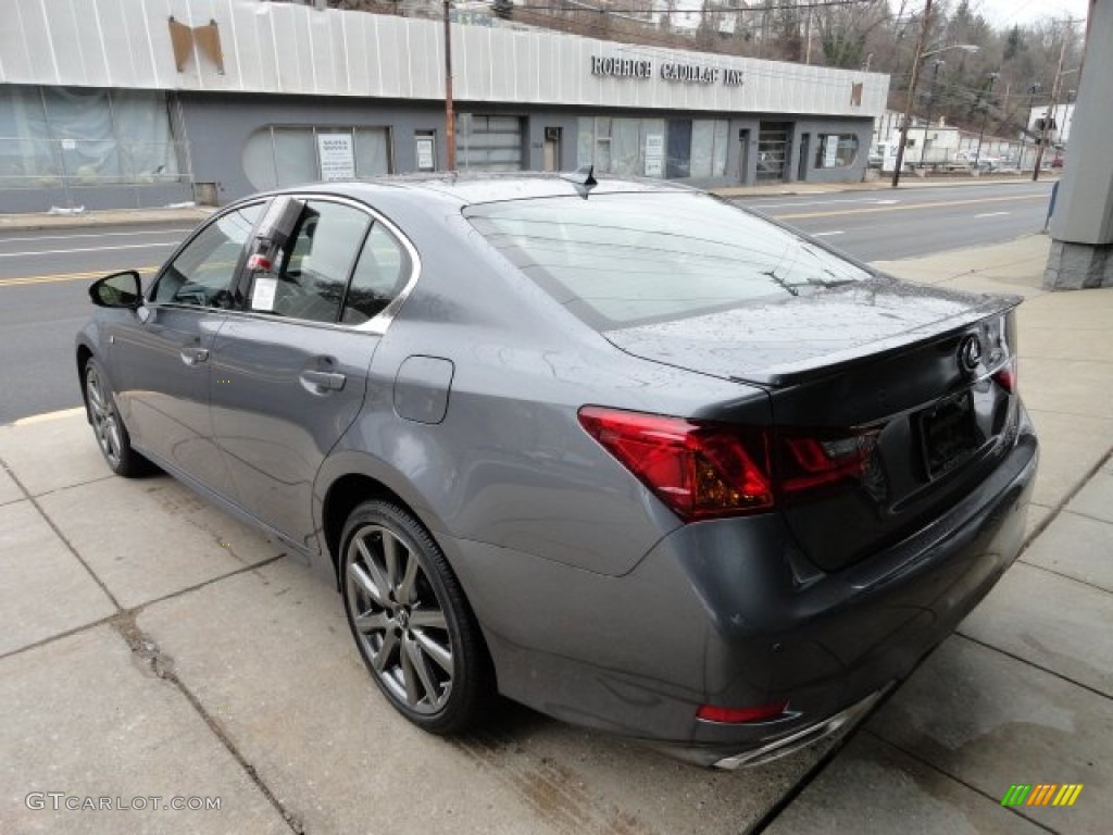 2013 GS 350 AWD F Sport - Nebula Gray Pearl / Black photo #2