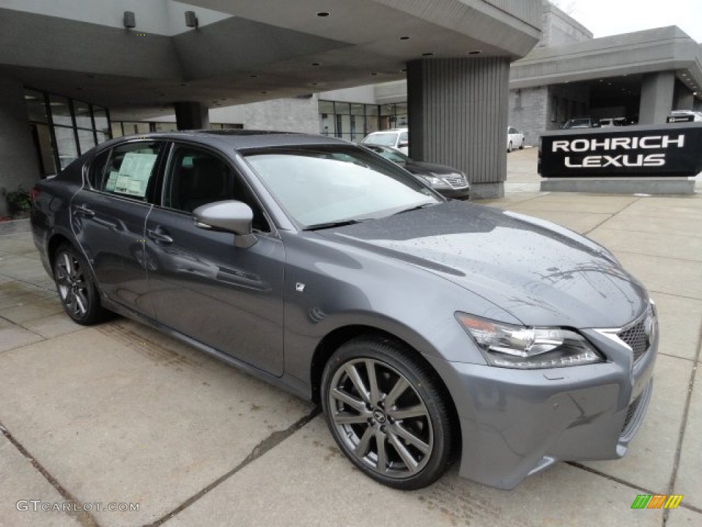 2013 GS 350 AWD F Sport - Nebula Gray Pearl / Black photo #6
