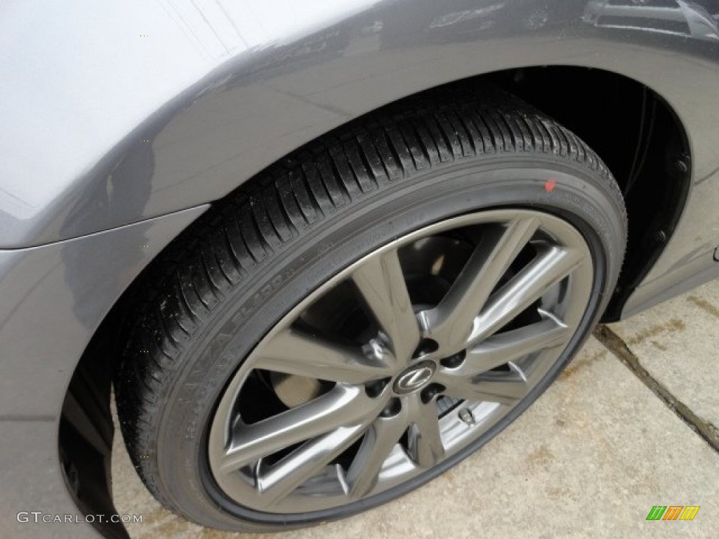 2013 GS 350 AWD F Sport - Nebula Gray Pearl / Black photo #9