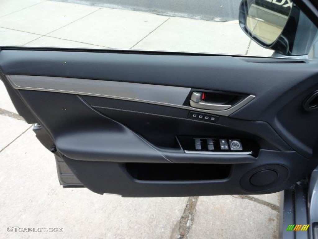 2013 Lexus GS 350 AWD F Sport Black Door Panel Photo #61108336