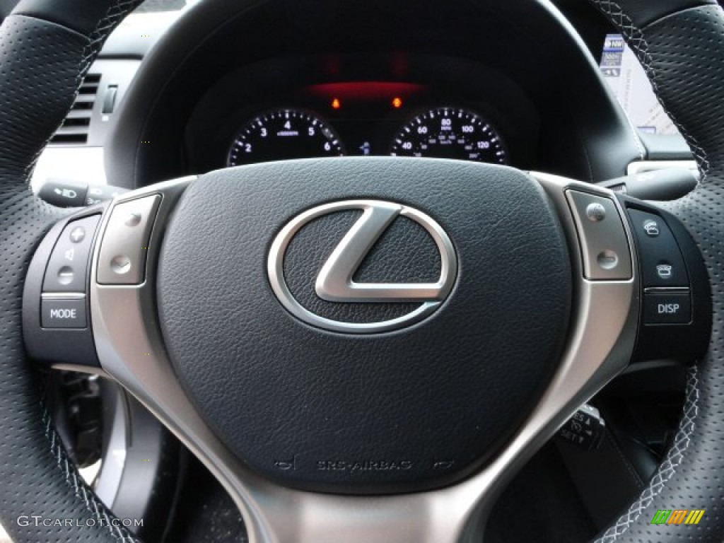 2013 Lexus GS 350 AWD F Sport Black Steering Wheel Photo #61108345