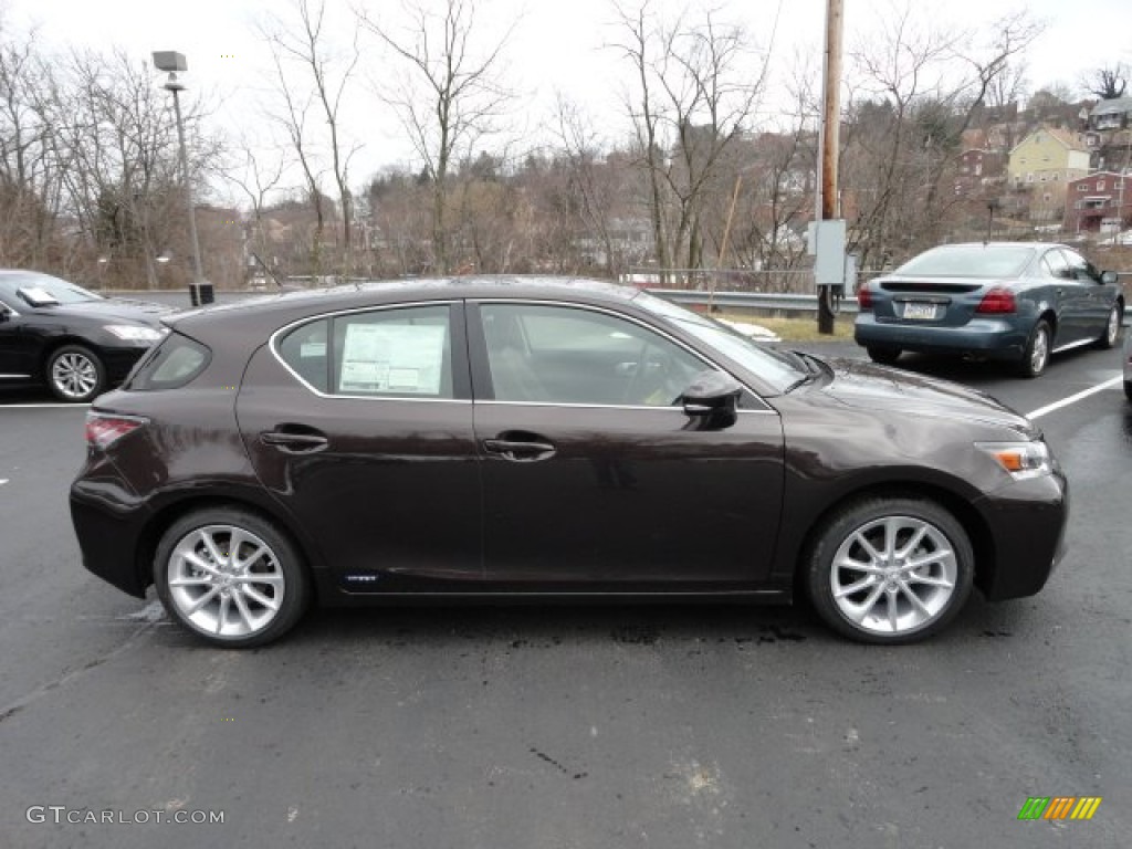 Fire Agate Pearl 2012 Lexus CT 200h Hybrid Premium Exterior Photo #61108765