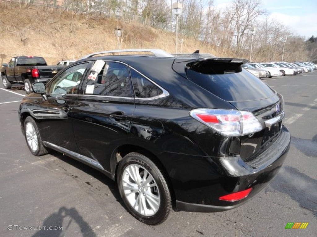 2012 RX 450h AWD Hybrid - Stargazer Black / Black photo #2